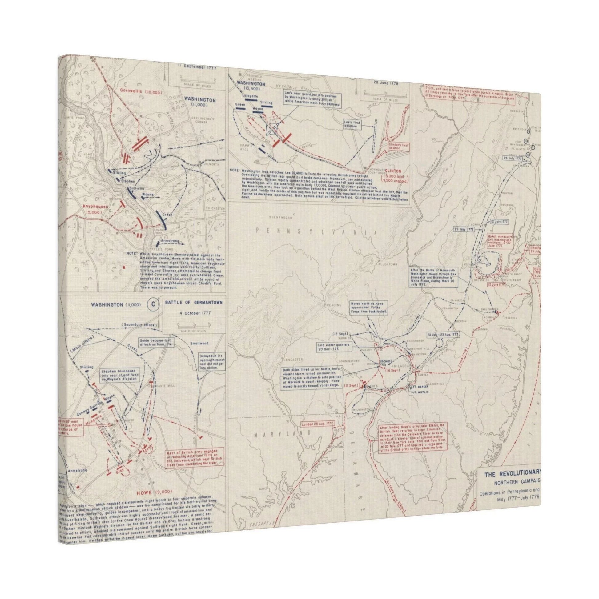 Revolutionary War, Pennsylvania and New Jersey 1777-1778 - Pacific Sky Games