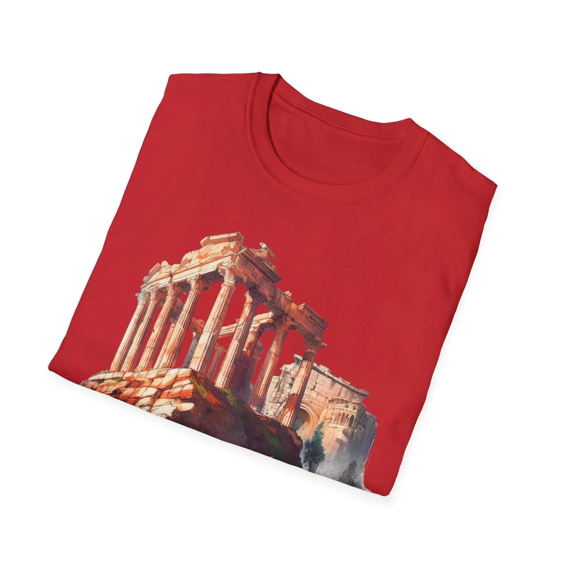 Close-up of the soft, heathered gray fabric showing subtle texture and the stitched neckline detail from a slightly angled