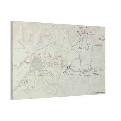 Spanish-American War, Santiago Campaign, Situation Noon 1 July 1898 - Pacific Sky Games