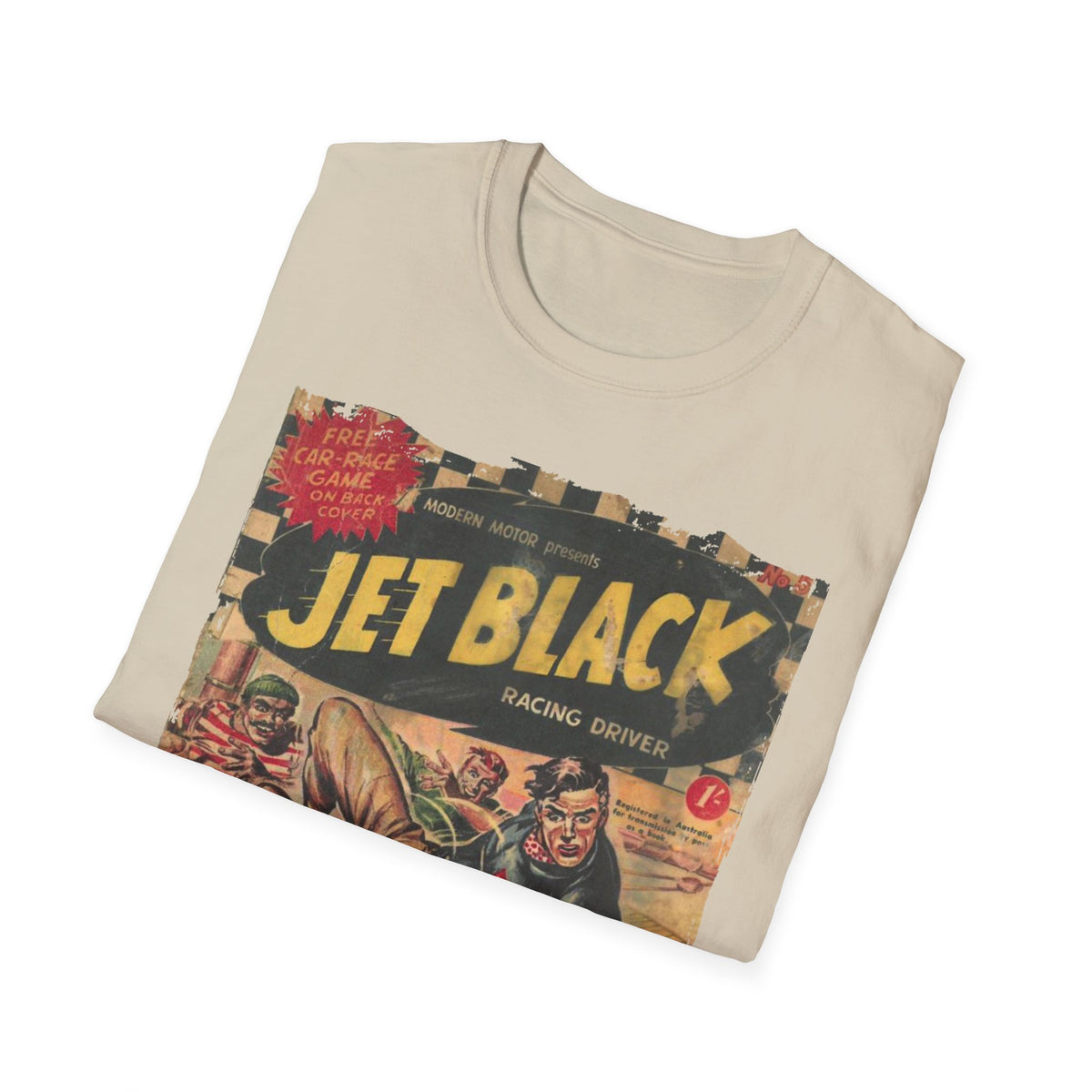 Jet Black No.5 - Unisex Softstyle T-Shirt