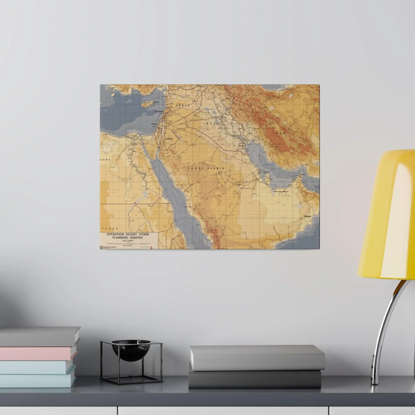 Operation Desert Storm Planning Graphic - Pacific Sky Games