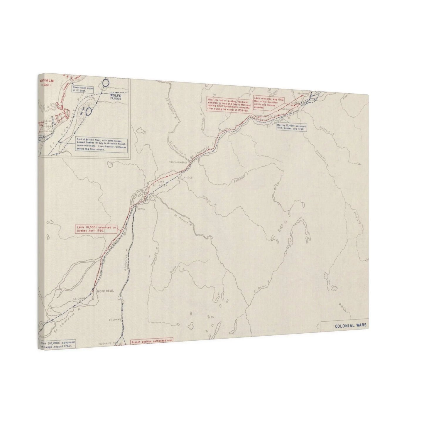 Close-up of canvas texture highlighting aged, weathered surface and subtle fabric weave details from a top corner angle.