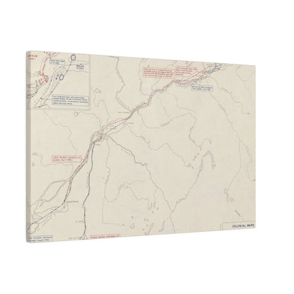 Close-up of canvas texture highlighting aged, weathered surface and subtle fabric weave details from a top corner angle.