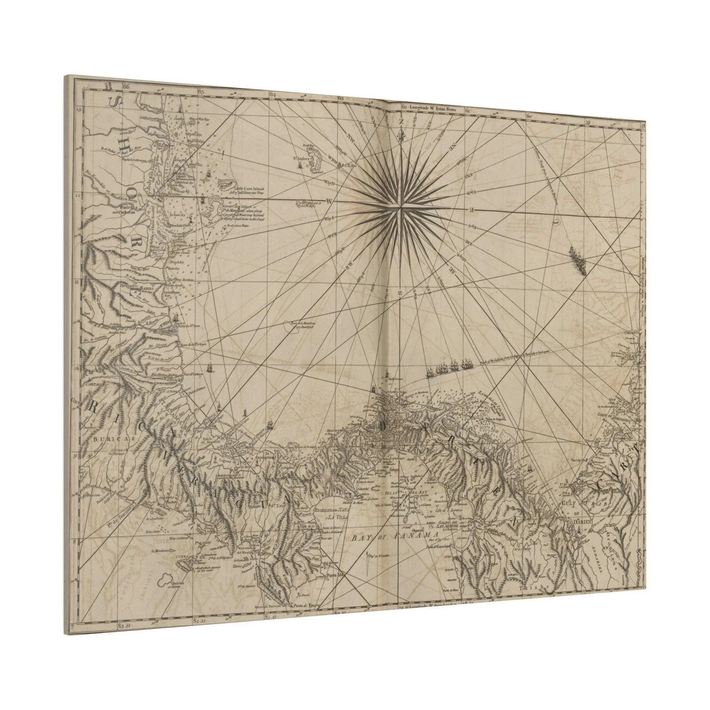 Close-up of textured canvas surface highlighting the detailed brushstroke patterns and subtle color variations of the