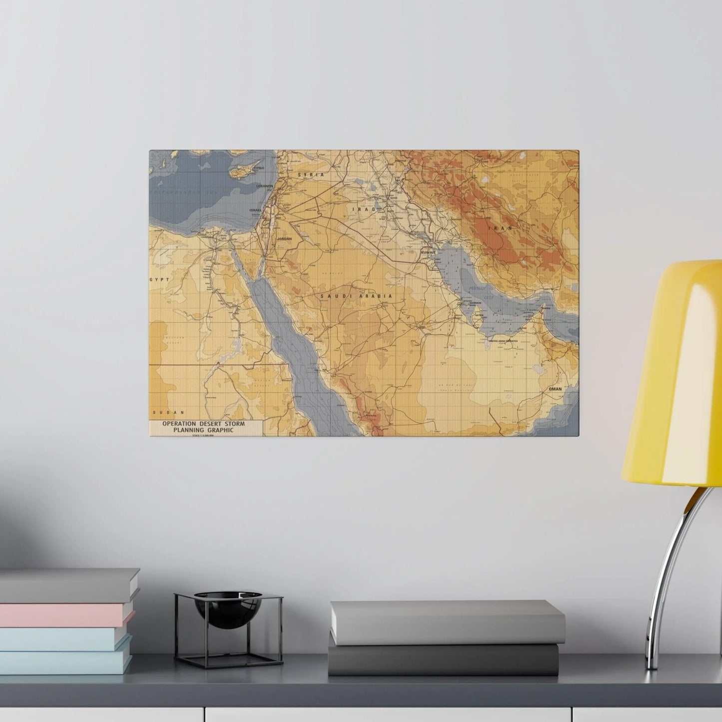 Operation Desert Storm Planning Graphic - Pacific Sky Games