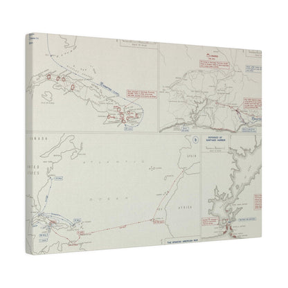 Spanish-American War, Santiago Campaign, Naval Operatoins in the Atlantic Apr-May, Defenses of Santiago Harbor, Spanish Dispositions 20 June, Initial Ops 22-24 June 1898 - Pacific Sky Games