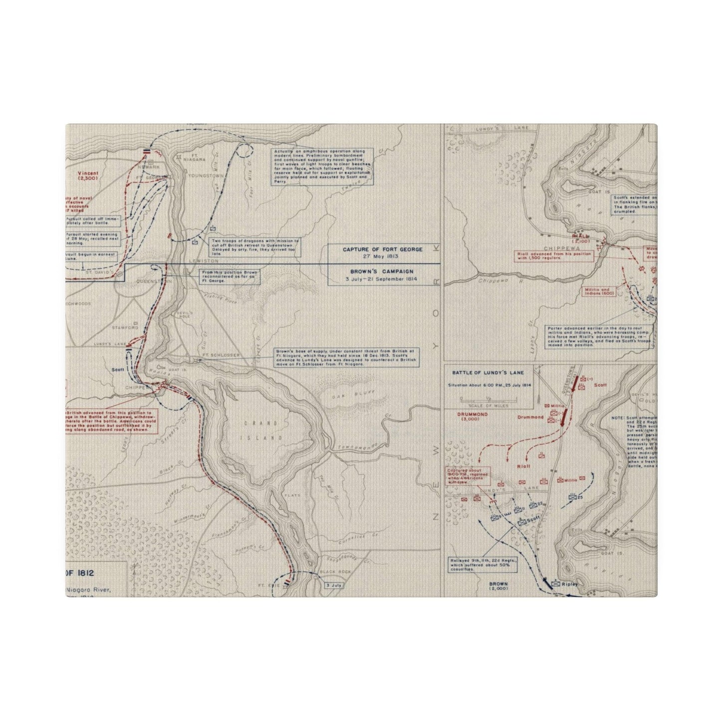 War of 1812, Niagara River 1812-1814 - Pacific Sky Games