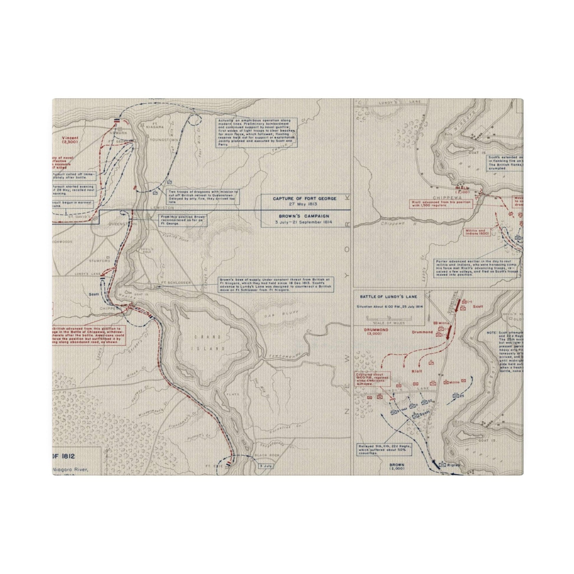 War of 1812, Niagara River 1812-1814 - Pacific Sky Games