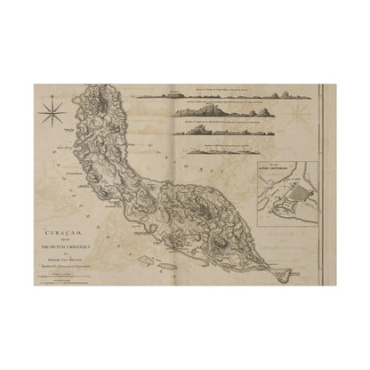 Close-up of the canvas material highlighting textured brushstrokes and vibrant color blending in Gerard Van Keulen's Curacao