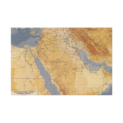 Operation Desert Storm Planning Graphic - Pacific Sky Games