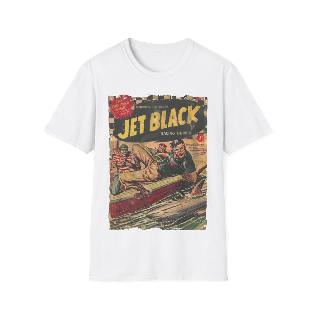 Jet Black No.5 - Unisex Softstyle T-Shirt