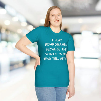 Close-up of the soft, 100% cotton fabric texture highlighting the relaxed fit and subtle heather pattern on the white unisex