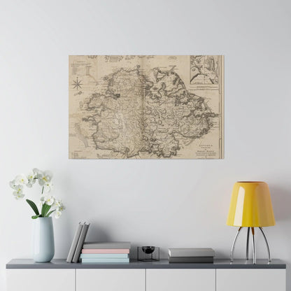 Close-up of Antigua canvas fabric highlighting textured material and subtle color variations on the surface.