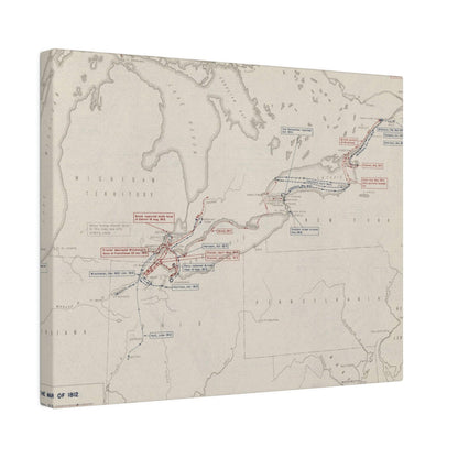 War of 1812, Operations In The North 1812-1814 - Pacific Sky Games