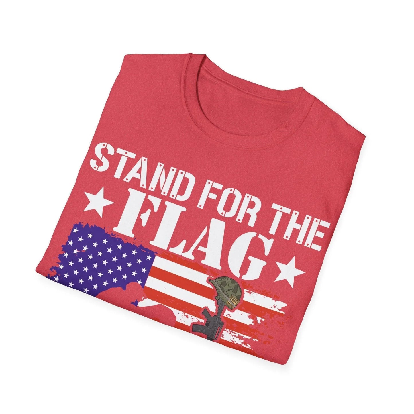 Close-up of the unisex soft cotton fabric, showing the smooth matte finish and subtle stitching details at the neckline.