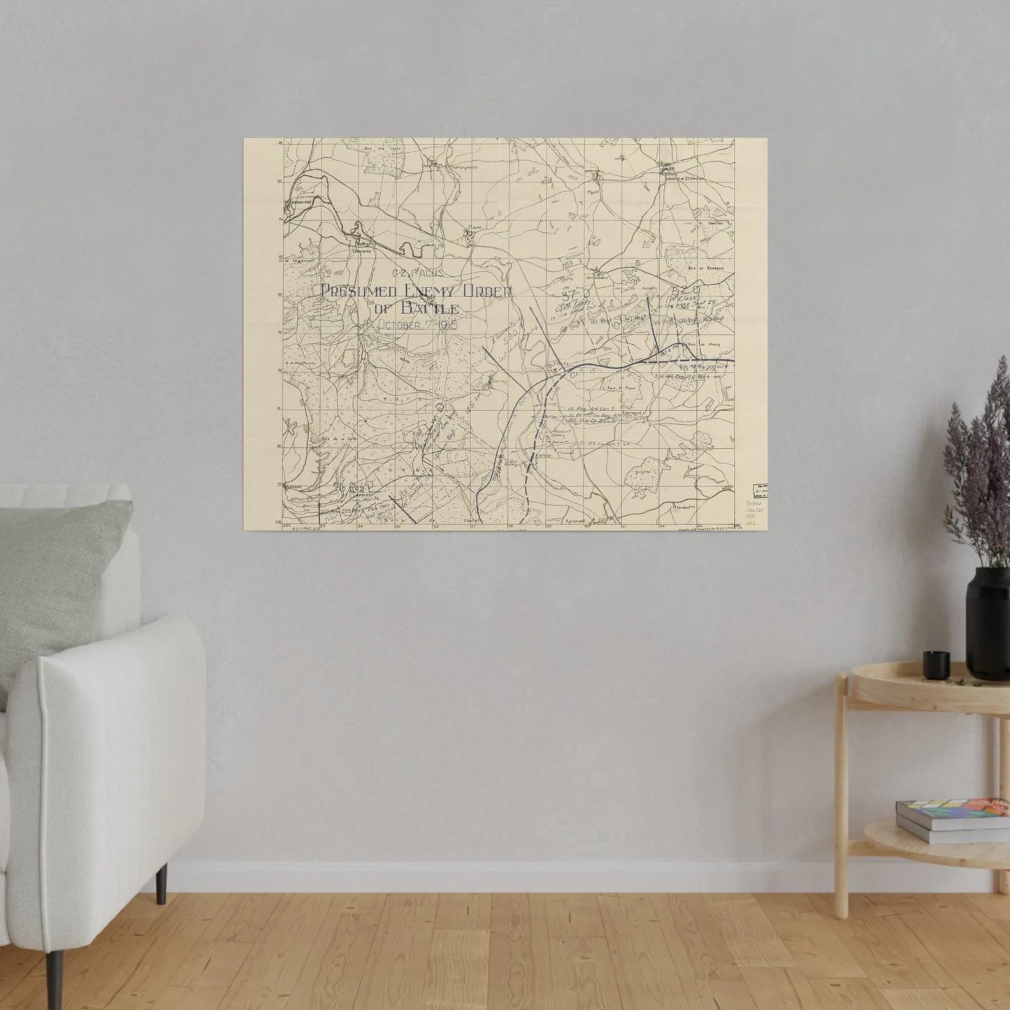 Sommerance Region, Presumed Enemy Order of Battle, October 7, 1918 - Pacific Sky Games