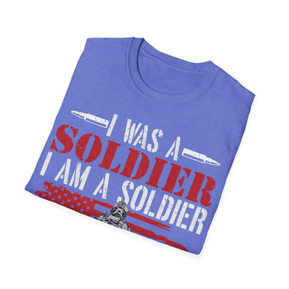 Close-up of the unisex softstyle fabric texture in vibrant black, highlighting the smooth, relaxed fit and subtle stitching