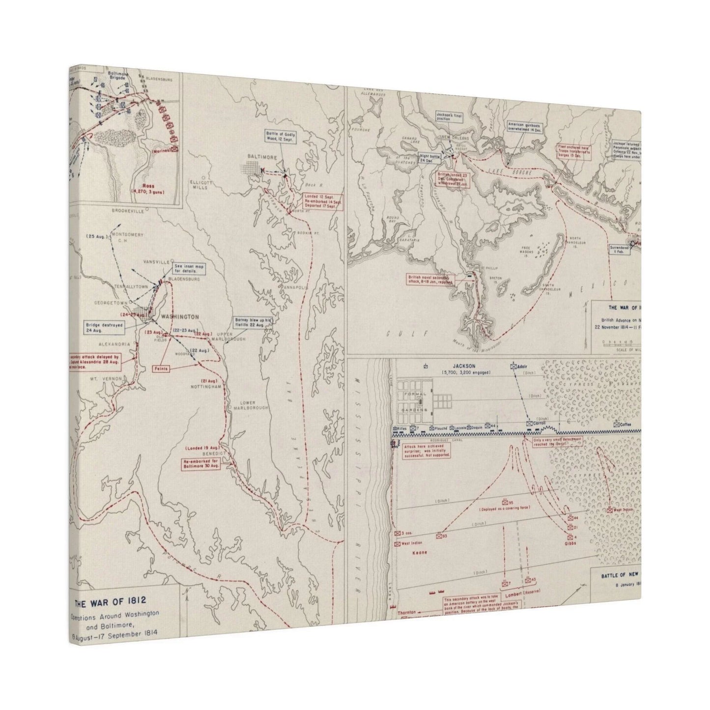 War of 1812, Washington and Baltimore; New Orleans 1814 - Pacific Sky Games