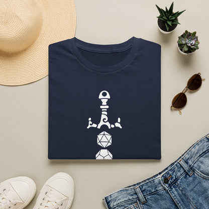 Dice Sword White - Unisex Softstyle T-Shirt