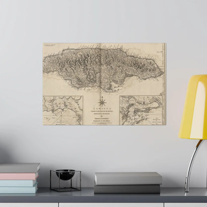 Close-up of the textured canvas surface highlighting subtle fabric weave and rich, deep color finish of the Jamaica style