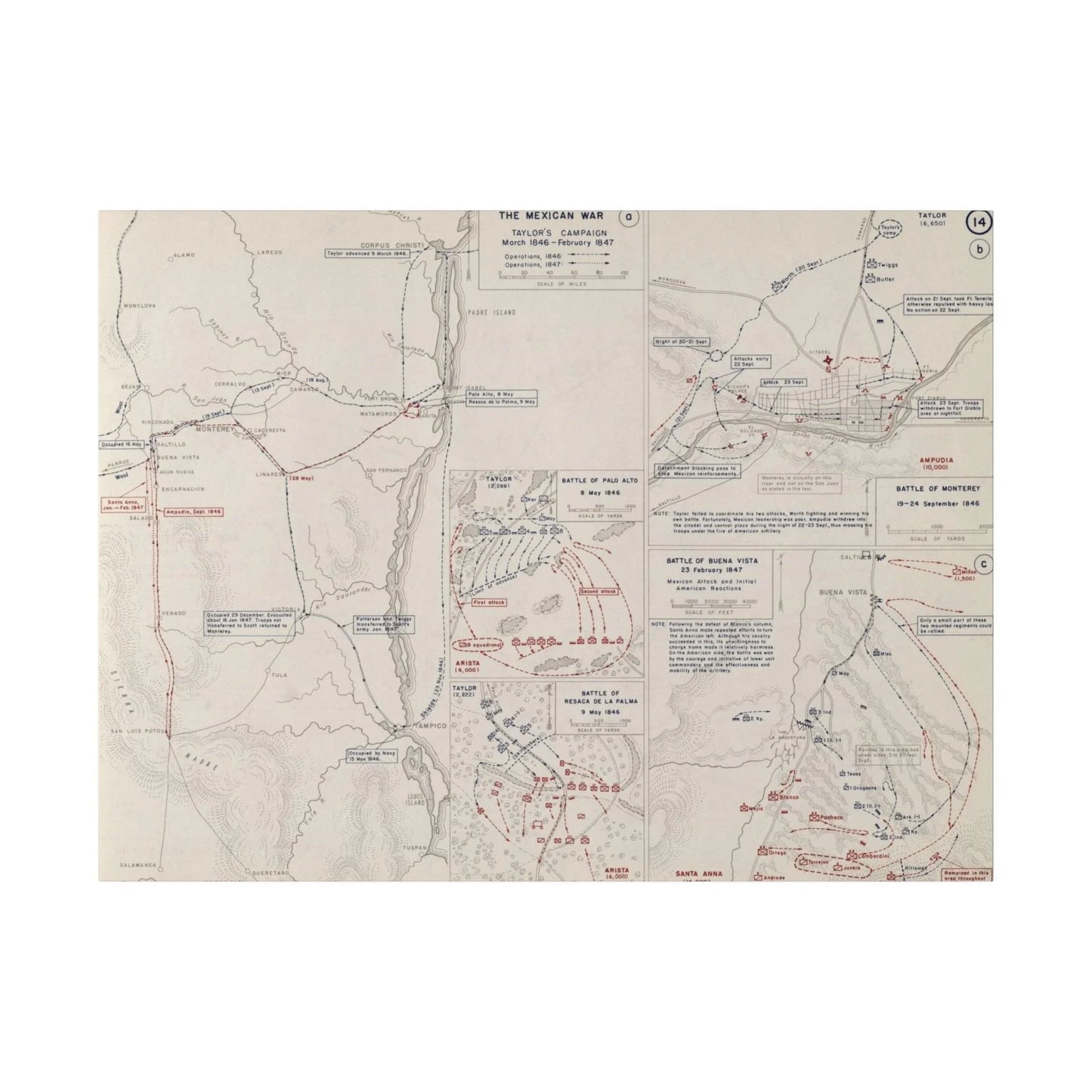 Mexican War, Taylor's Campaign, 1846-1847 - Pacific Sky Games