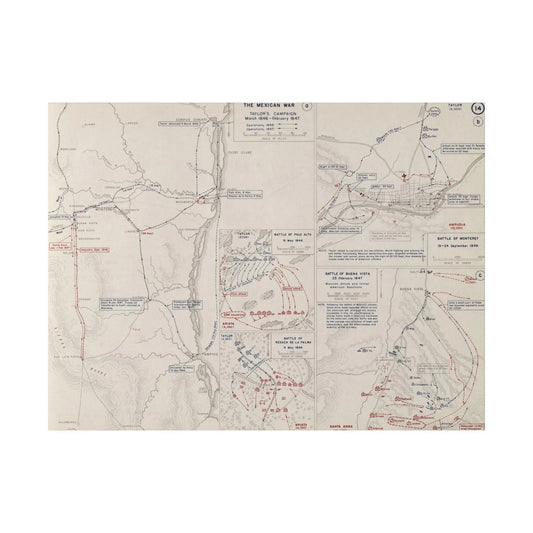 Mexican War, Taylor's Campaign, 1846-1847 - Pacific Sky Games