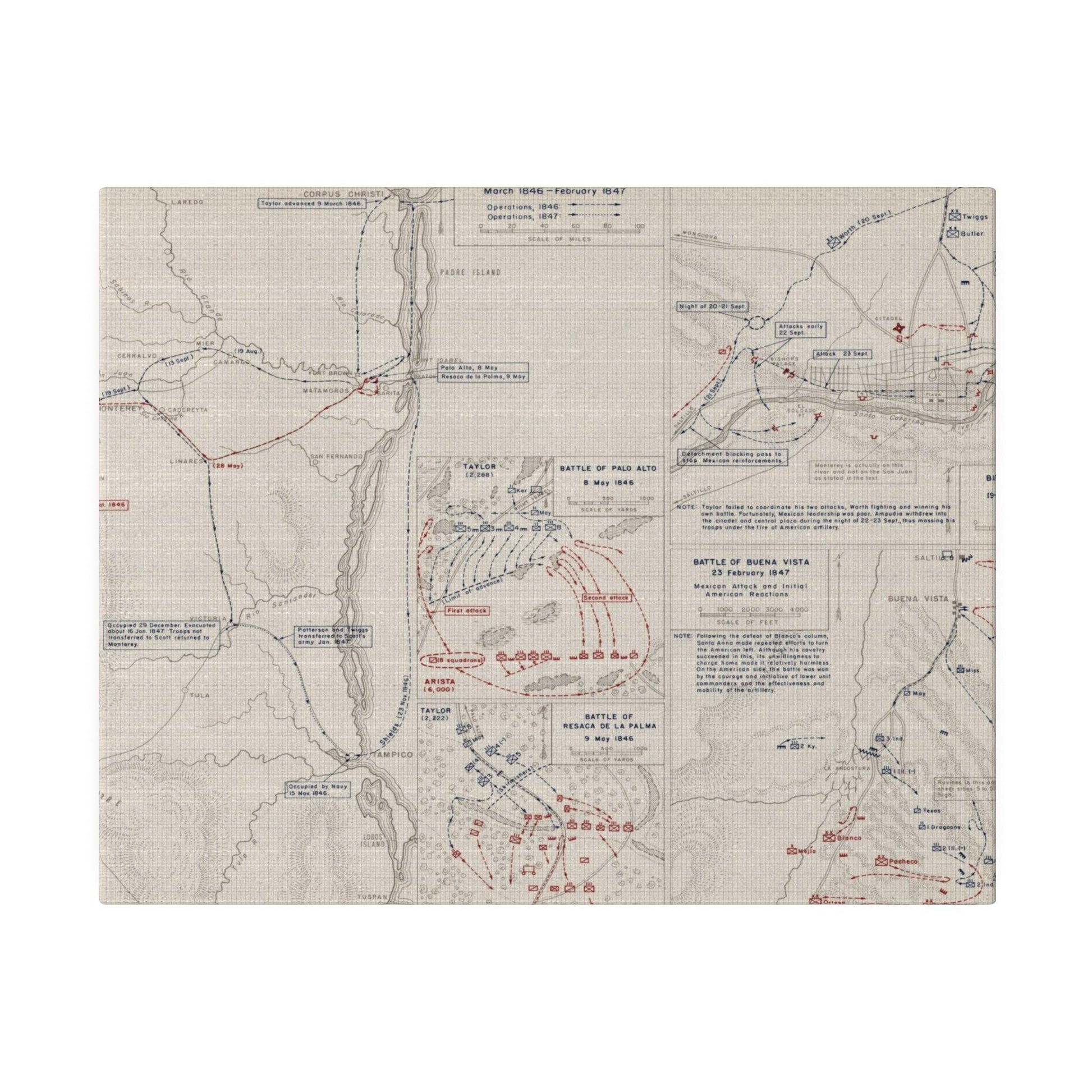 Mexican War, Taylor's Campaign, 1846-1847 - Pacific Sky Games