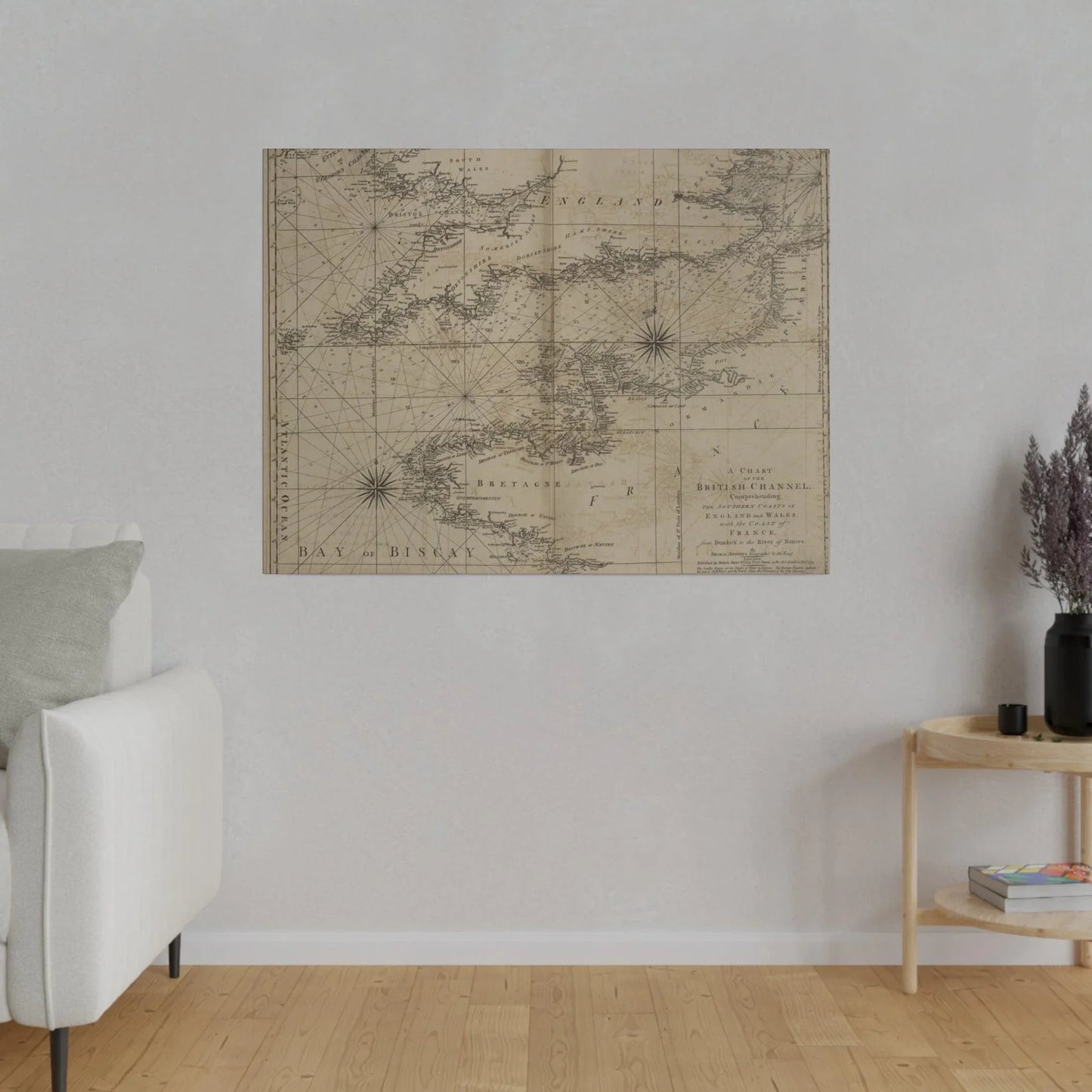 Detailed close-up of the chart's vintage paper texture and faded color accents highlighting legend labels