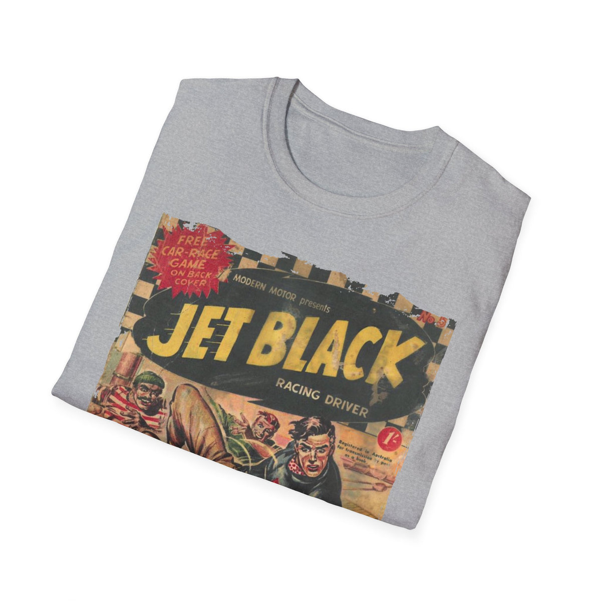 Jet Black No.5 - Unisex Softstyle T-Shirt