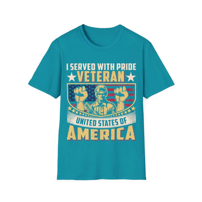 Close-up of the unisex softstyle T-shirt's fabric texture highlighting the subtle heathered effect and reinforced collar