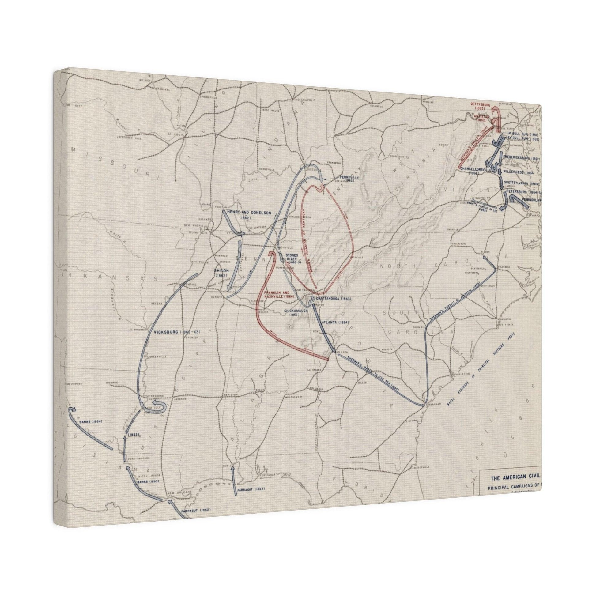 Close-up of detailed beige canvas fabric highlighting textured surface and subtle stitching edges for the Civil War-themed