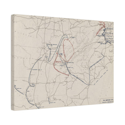 Close-up of detailed beige canvas fabric highlighting textured surface and subtle stitching edges for the Civil War-themed