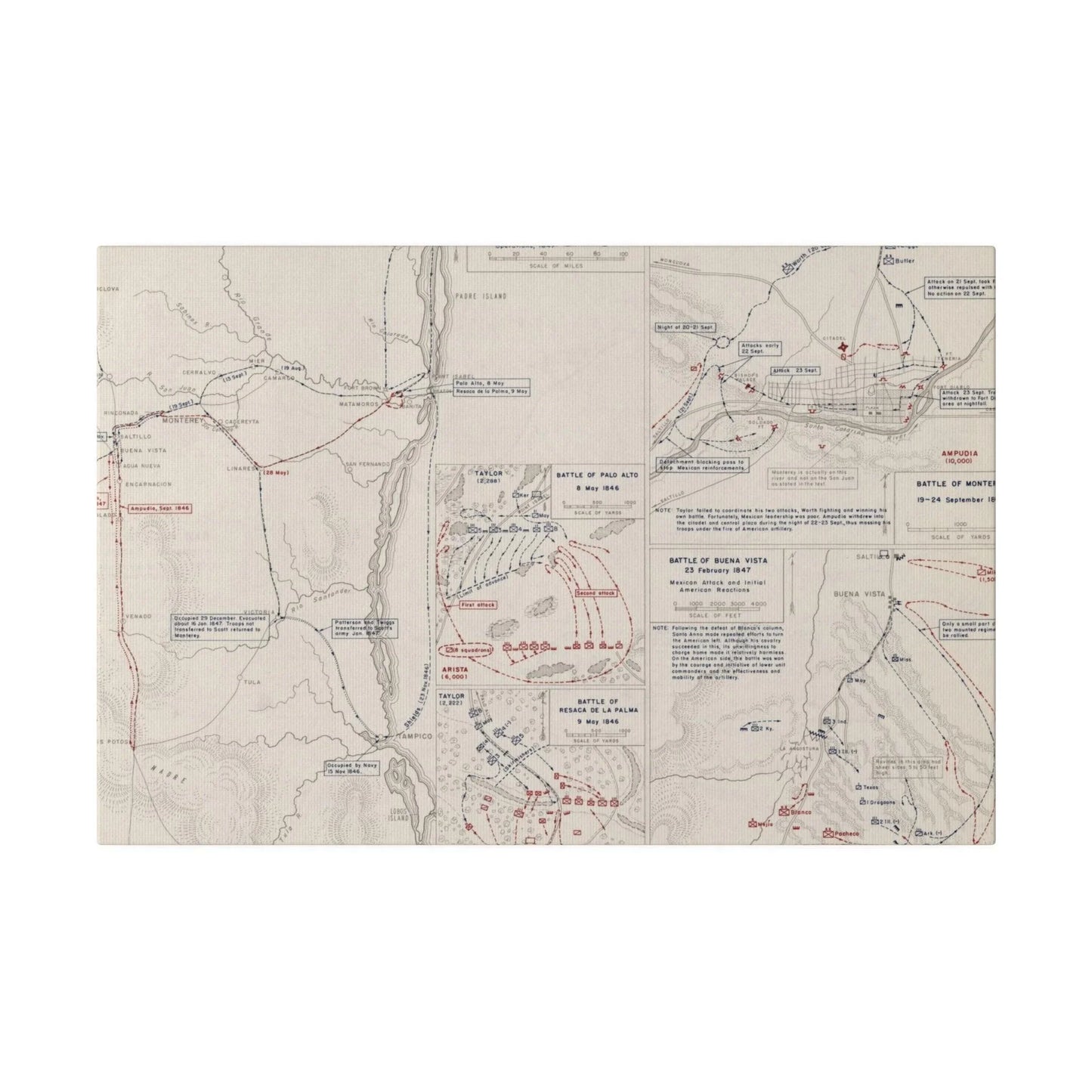 Mexican War, Taylor's Campaign, 1846-1847 - Pacific Sky Games