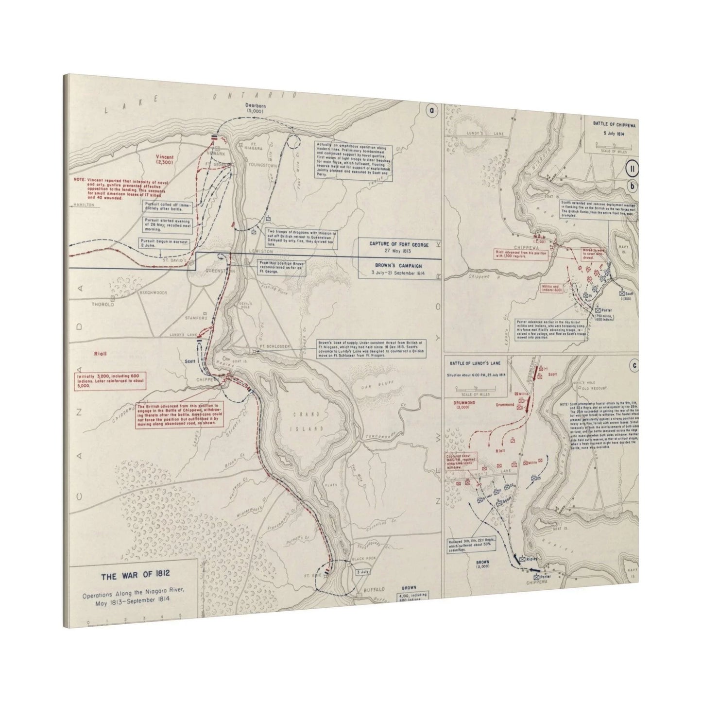 War of 1812, Niagara River 1812-1814 - Pacific Sky Games