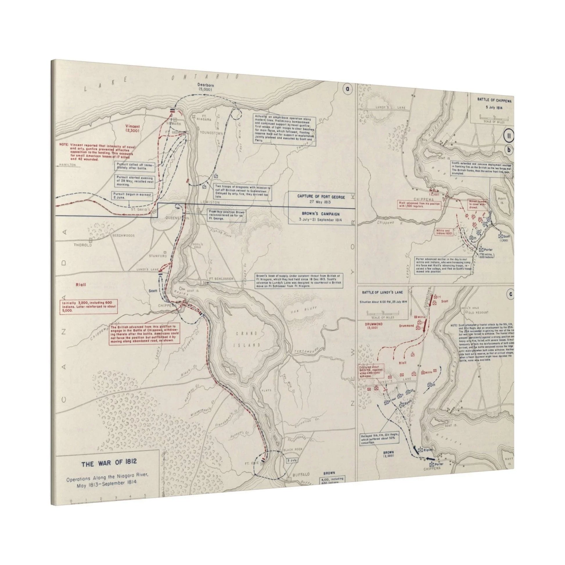 War of 1812, Niagara River 1812-1814 - Pacific Sky Games