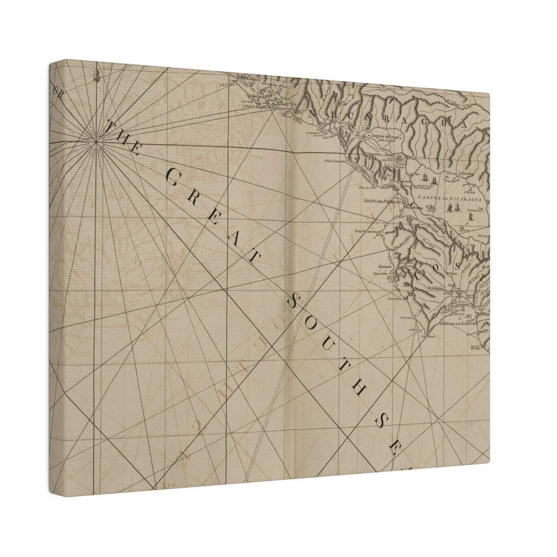 Provinces of Costa Rica and Nicaragua, with the Lagunas - Pacific Sky Games