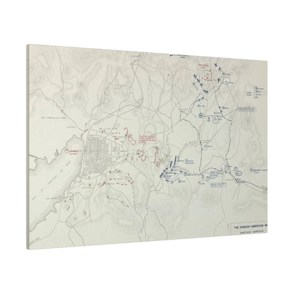 Spanish-American War, Santiago Campaign, Situation Noon 1 July 1898 - Pacific Sky Games