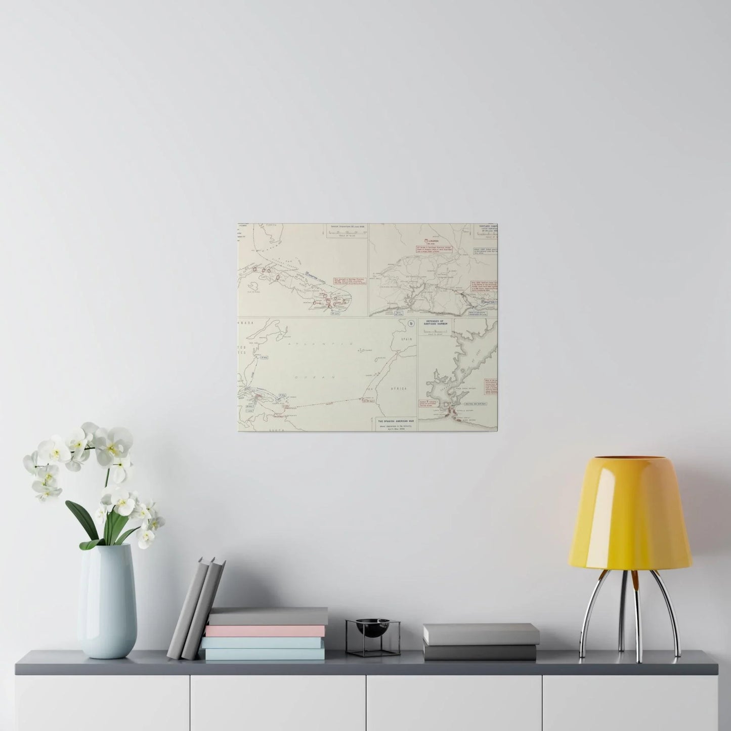 Spanish-American War, Santiago Campaign, Naval Operatoins in the Atlantic Apr-May, Defenses of Santiago Harbor, Spanish Dispositions 20 June, Initial Ops 22-24 June 1898 - Pacific Sky Games