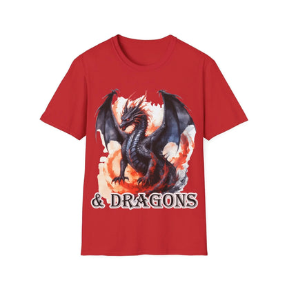 Close-up of the unisex softstyle T-shirt neckline showing smooth cotton blend fabric and reinforced stitching detail