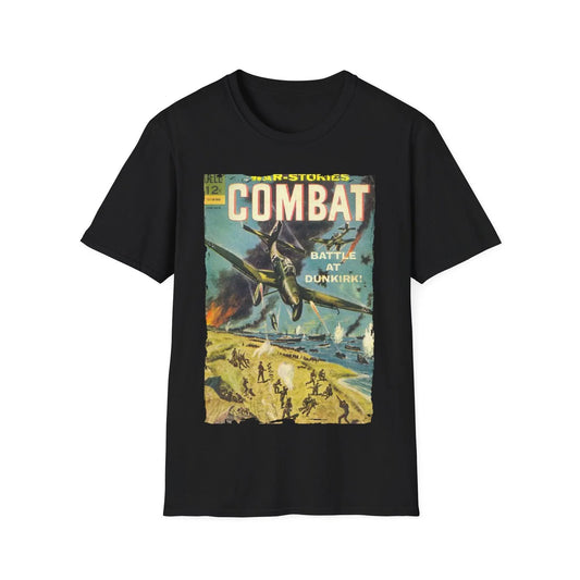 Printify Combat March 1965 unisex cotton crew neck T-shirt with vintage military-inspired graphic, regular fit, available in