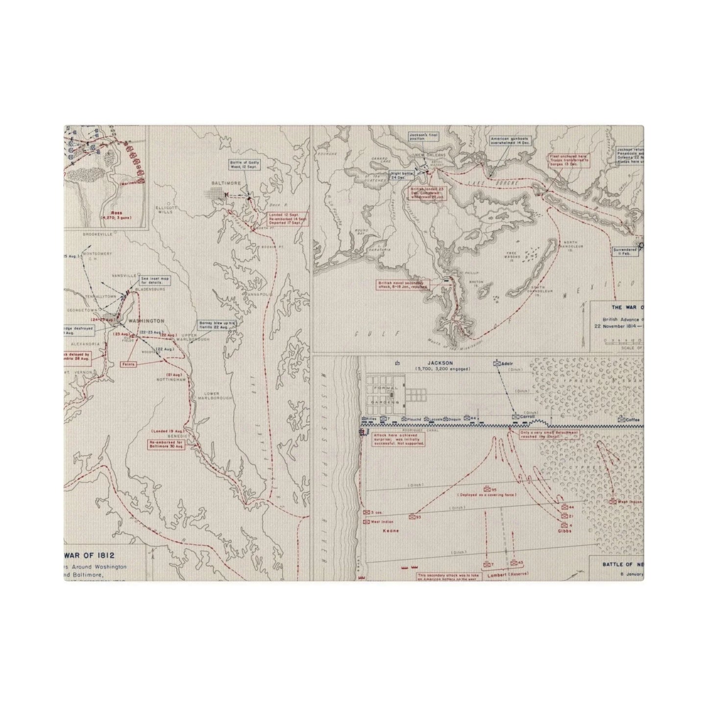 War of 1812, Washington and Baltimore; New Orleans 1814 - Pacific Sky Games