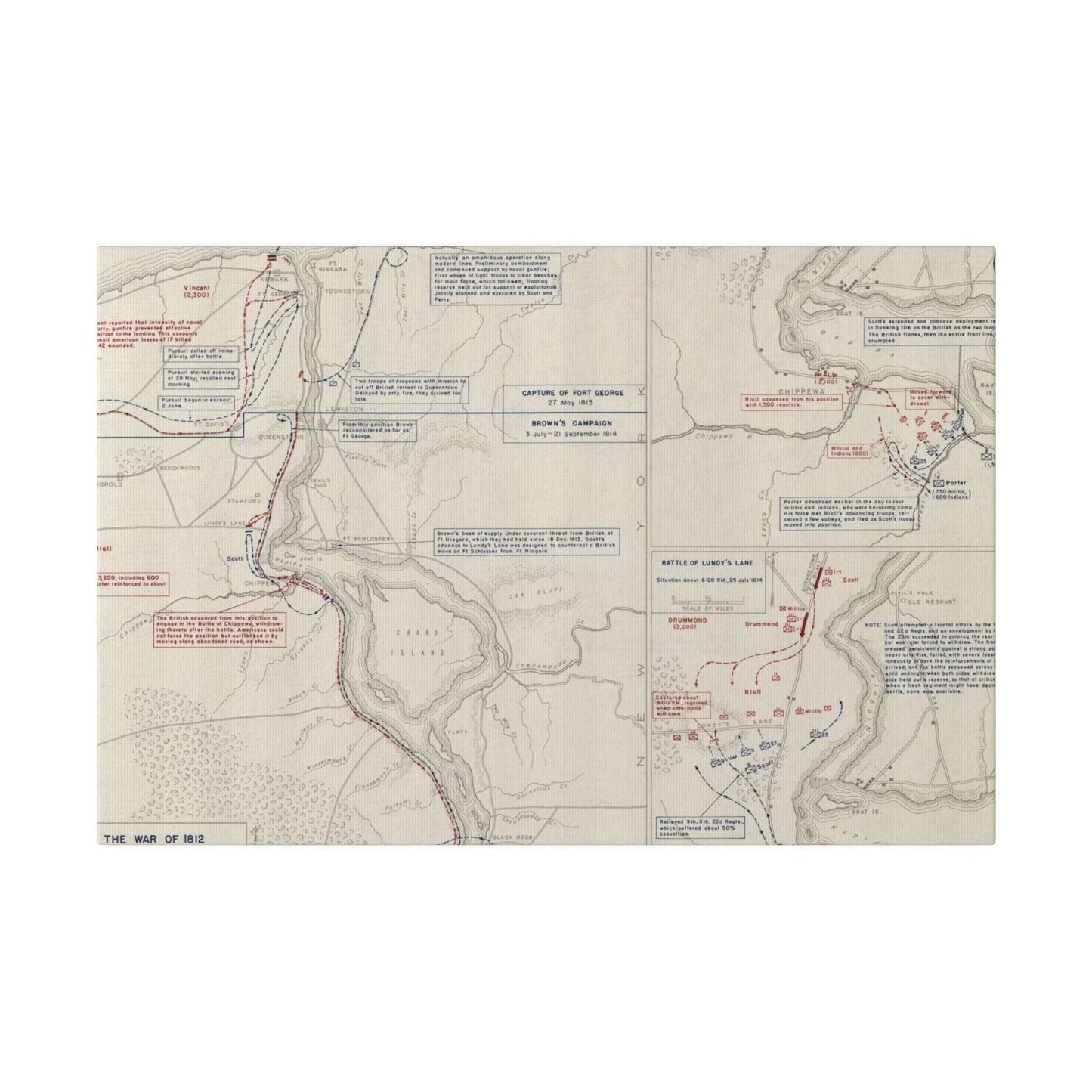 War of 1812, Niagara River 1812-1814 - Pacific Sky Games