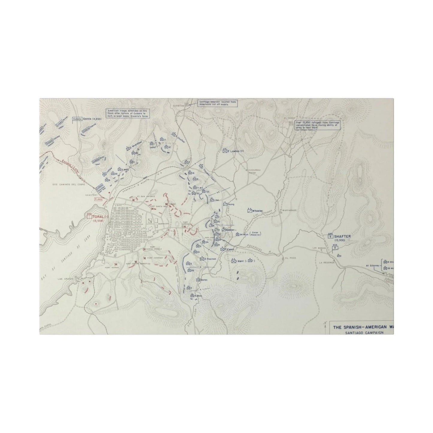 Spanish-American War, Santiago Campaign, Surrender of Santiago 14 July 1898 - Pacific Sky Games