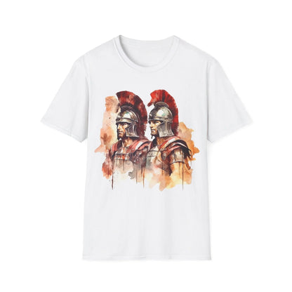 Close-up of the unisex softstyle fabric displaying a smooth, relaxed fit in deep charcoal with subtle stitching details