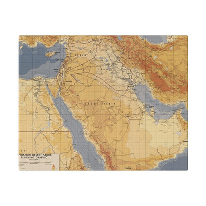 Operation Desert Storm Planning Graphic - Pacific Sky Games