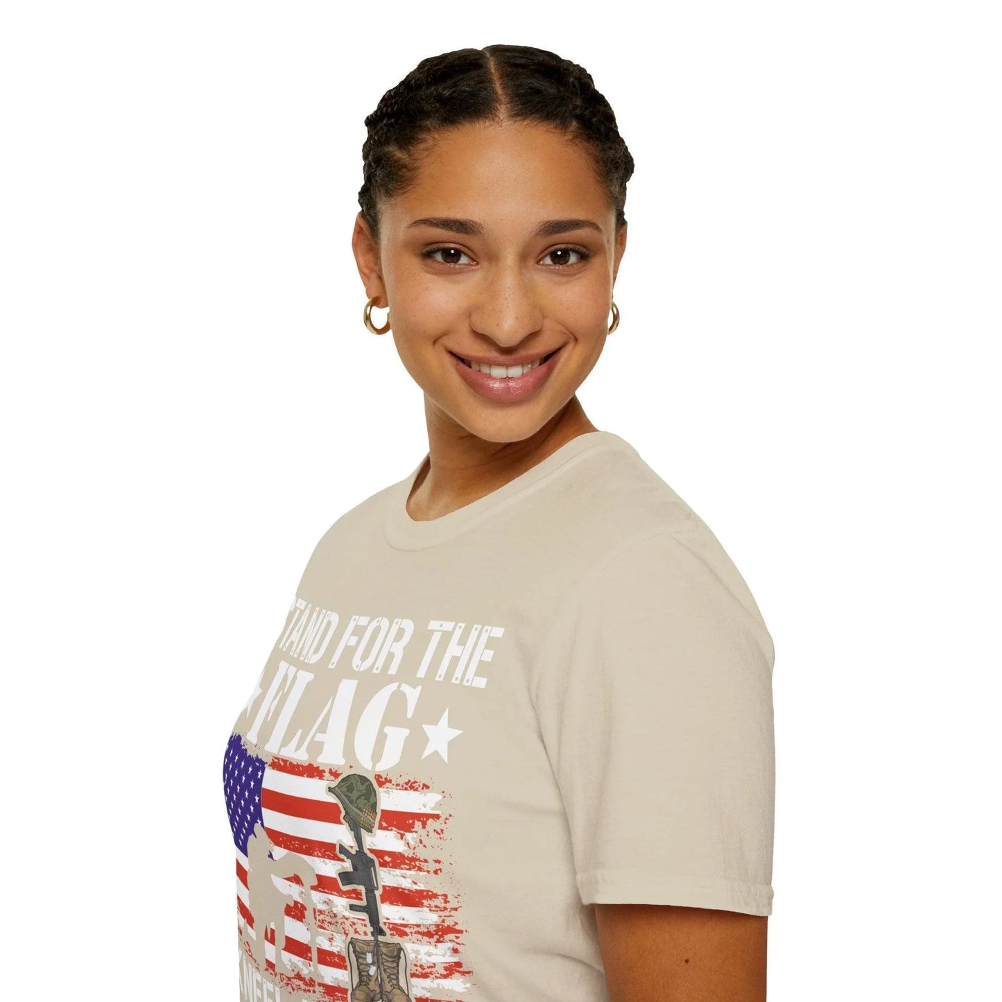 Close-up of the neckline and shoulder seam showcasing the soft cotton fabric and relaxed fit in vibrant black color.