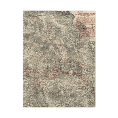 Close-up of detailed handwritten labels and faded ink markings on the G-3 map section, highlighting historical document