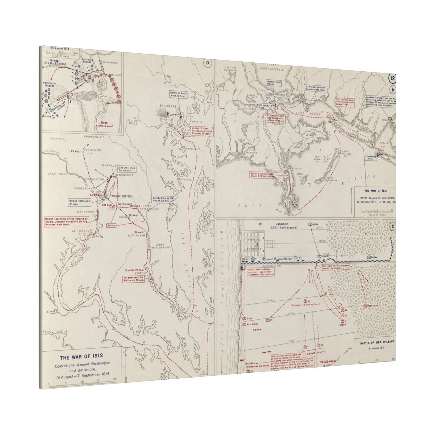 War of 1812, Washington and Baltimore; New Orleans 1814 - Pacific Sky Games