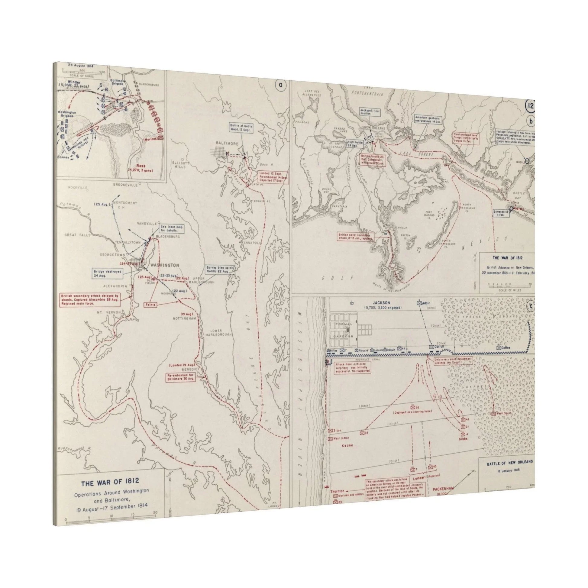 War of 1812, Washington and Baltimore; New Orleans 1814 - Pacific Sky Games