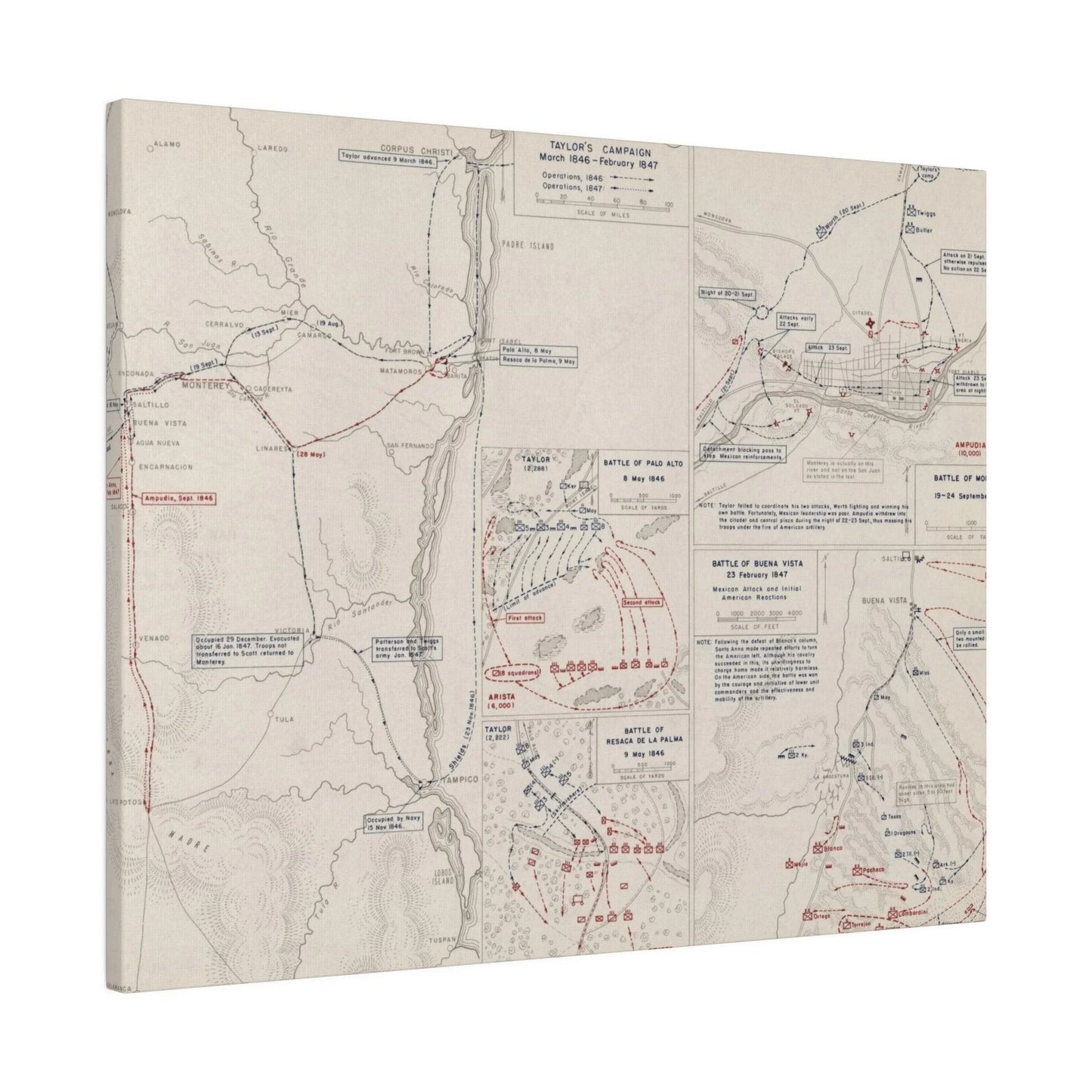 Mexican War, Taylor's Campaign, 1846-1847 - Pacific Sky Games